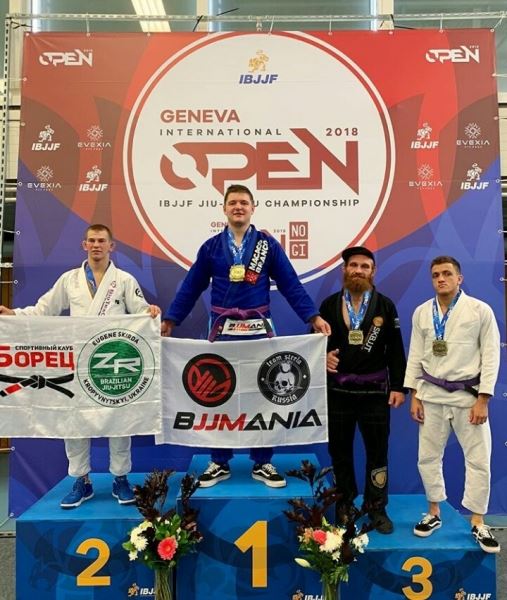 Александр Сак — double gold на Geneva International Open Jiu-Jitsu Championship 2018