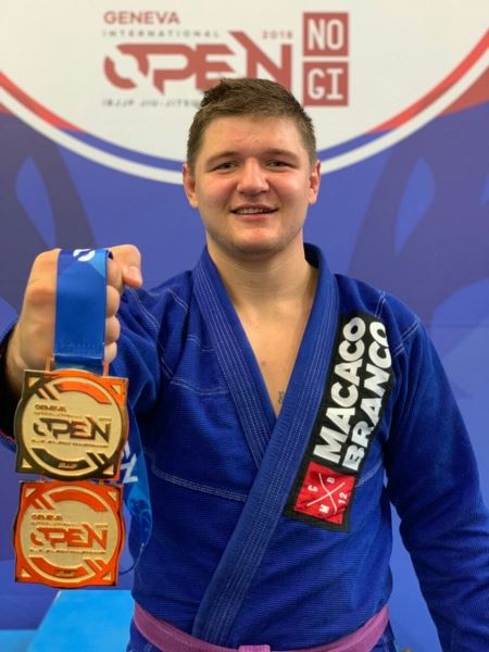 Александр Сак — double gold на Geneva International Open Jiu-Jitsu Championship 2018